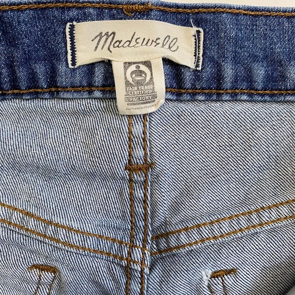 Madewell The Perfect Vintage Jean, Frayed/Raw Split Hem Style, 28 Waist, Blue - Picture 2 of 16